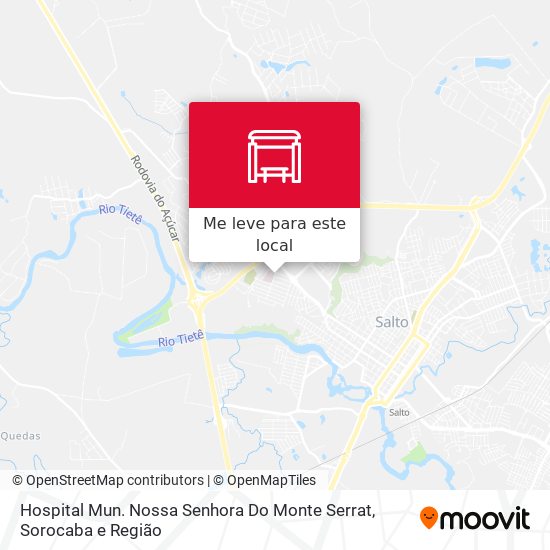 Hospital Mun. Nossa Senhora Do Monte Serrat mapa