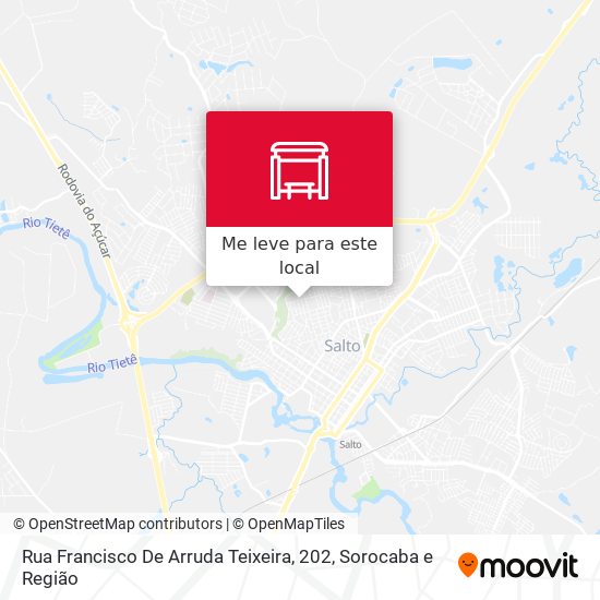 Rua Francisco De Arruda Teixeira, 202 mapa
