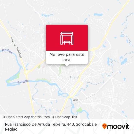 Rua Francisco De Arruda Teixeira, 440 mapa
