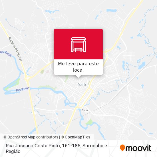 Rua Joseano Costa Pinto, 161-185 mapa
