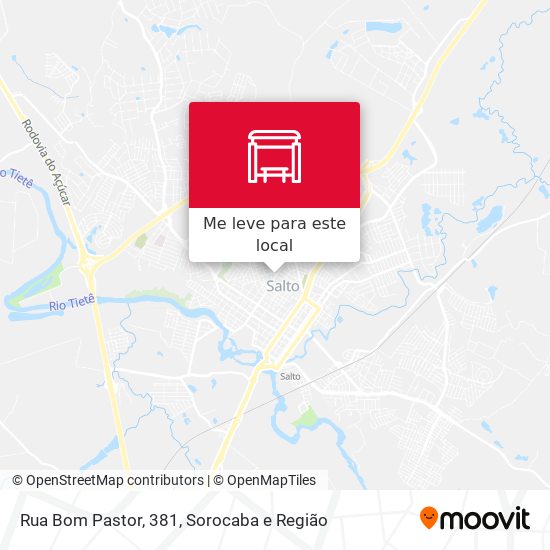Rua Bom Pastor, 381 mapa