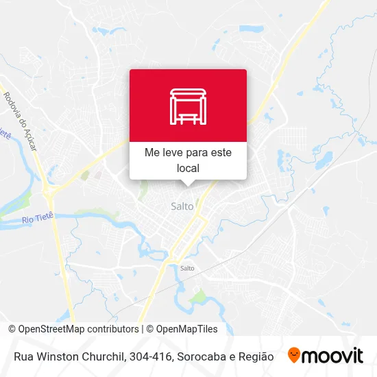 Rua Winston Churchil, 304-416 mapa