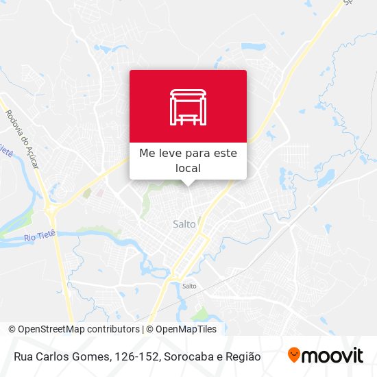 Rua Carlos Gomes, 126-152 mapa