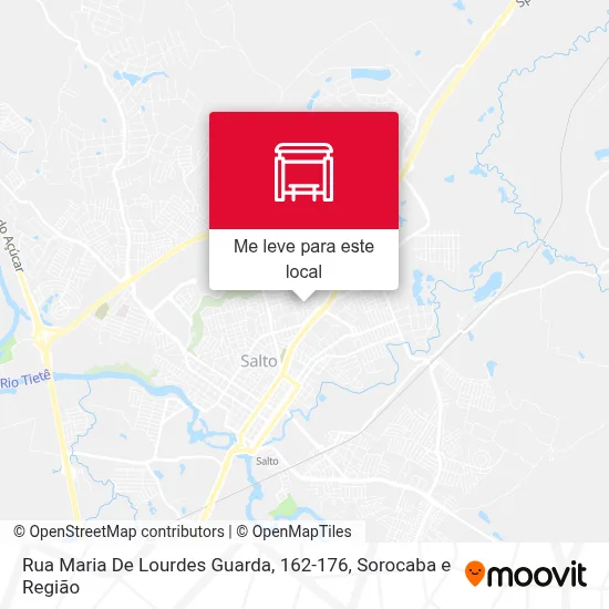 Rua Maria De Lourdes Guarda, 162-176 mapa