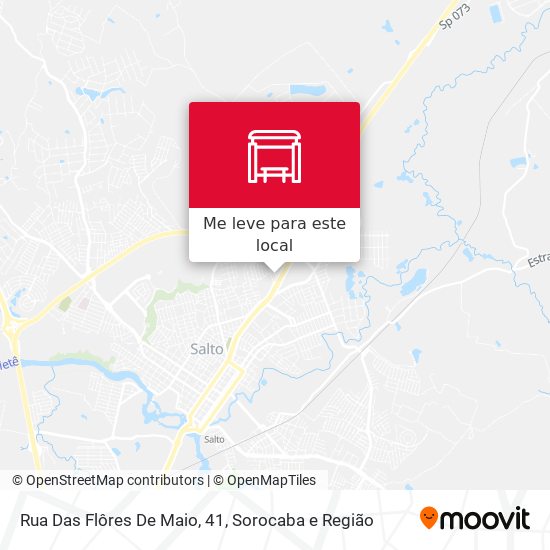 Rua Das Flôres De Maio, 41 mapa