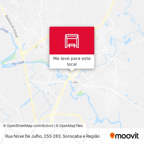 Rua Nove De Julho, 253-283 mapa