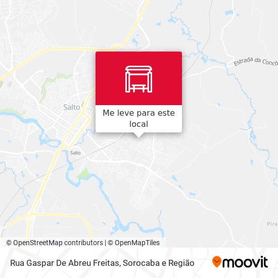 Rua Gaspar De Abreu Freitas mapa