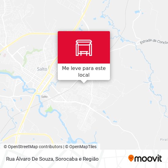 Rua Álvaro De Souza mapa