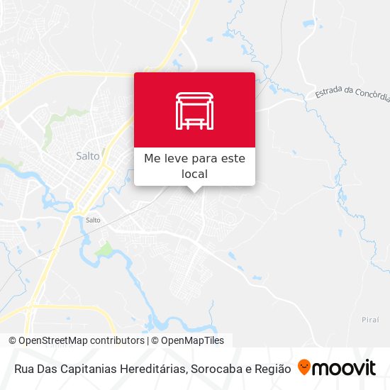Rua Das Capitanias Hereditárias mapa