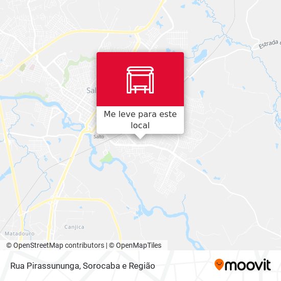 Rua Pirassununga mapa