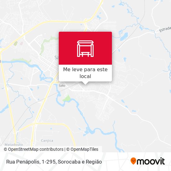 Rua Penápolis, 1-295 mapa