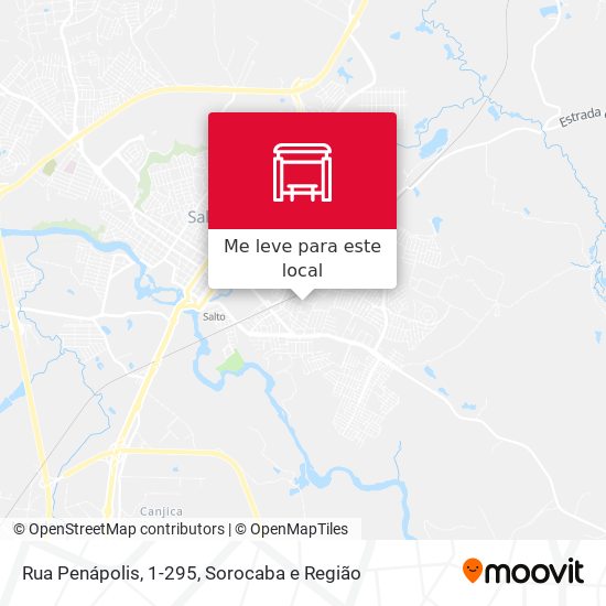 Rua Penápolis, 1-295 mapa