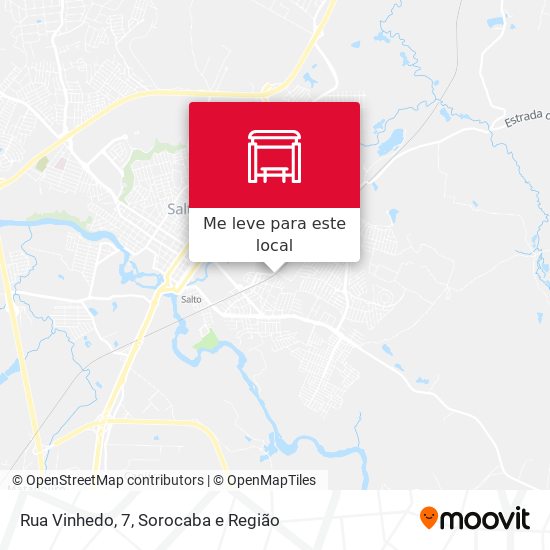 Rua Vinhedo, 7 mapa