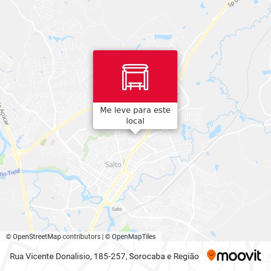 Rua Vicente Donalisio, 185-257 mapa