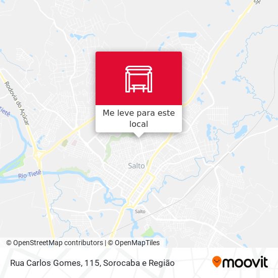 Rua Carlos Gomes, 115 mapa