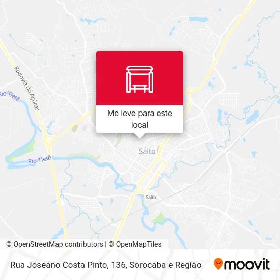 Rua Joseano Costa Pinto, 136 mapa