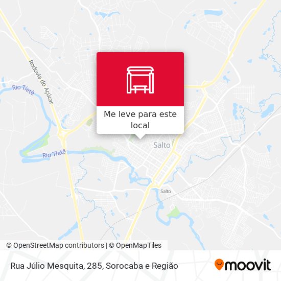 Rua Júlio Mesquita, 285 mapa