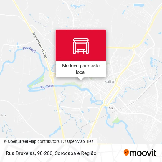 Rua Bruxelas, 98-200 mapa
