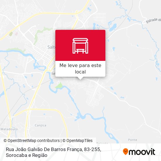 Rua João Galvão De Barros França, 83-255 mapa