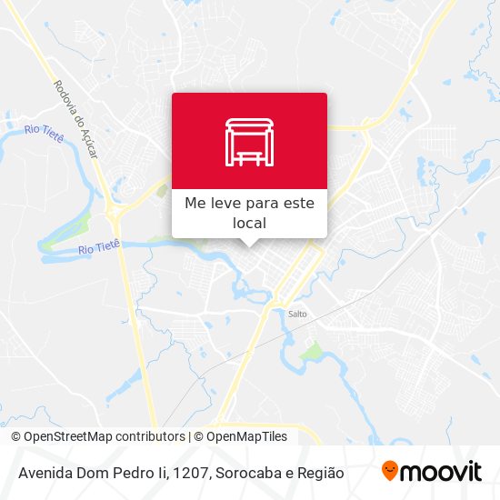 Avenida Dom Pedro Ii, 1207 mapa