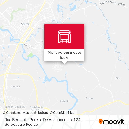Rua Bernardo Pereira De Vasconcelos, 124 mapa