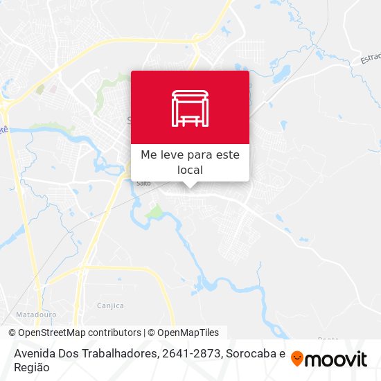Avenida Dos Trabalhadores, 2641-2873 mapa