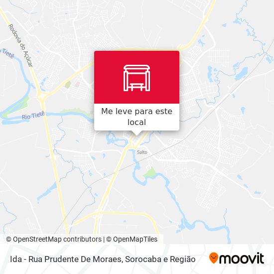 Ida - Rua Prudente De Moraes mapa