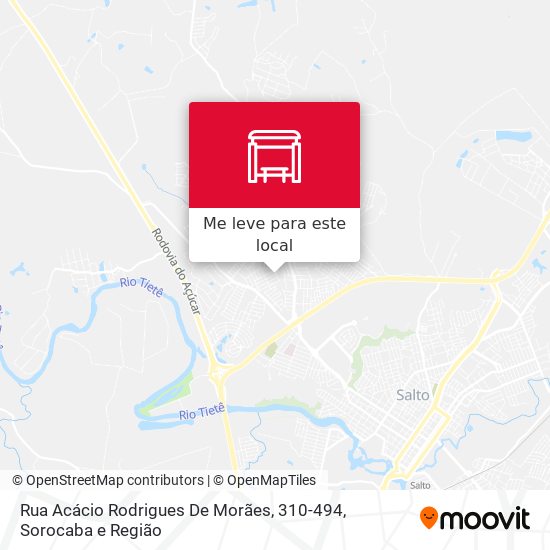 Rua Acácio Rodrigues De Morães, 310-494 mapa