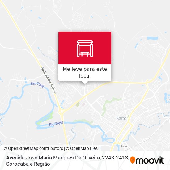 Avenida José Maria Marquês De Oliveira, 2243-2413 mapa