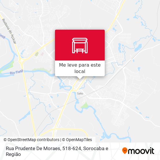 Rua Prudente De Moraes, 518-624 mapa