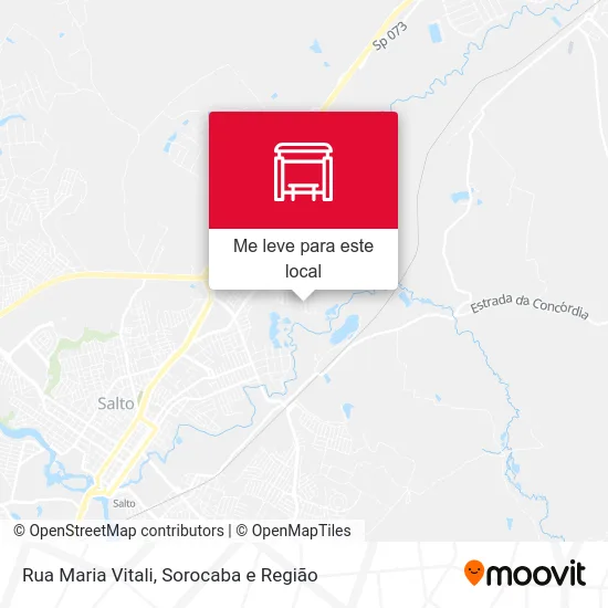 Rua Maria Vitali mapa