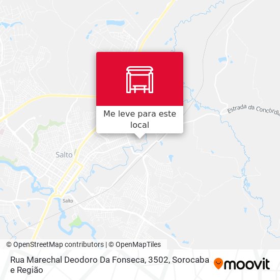 Rua Marechal Deodoro Da Fonseca, 3502 mapa