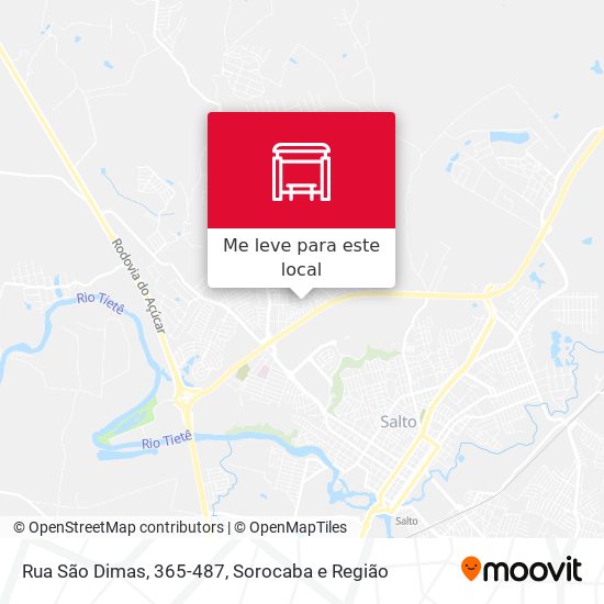 Rua São Dimas, 365-487 mapa