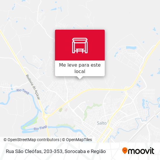 Rua São Cleófas, 203-353 mapa