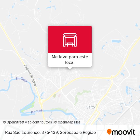 Rua São Lourenço, 375-439 mapa