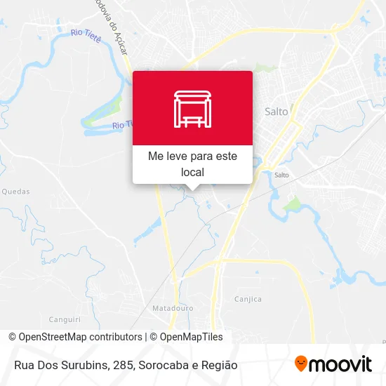 Rua Dos Surubins, 285 mapa