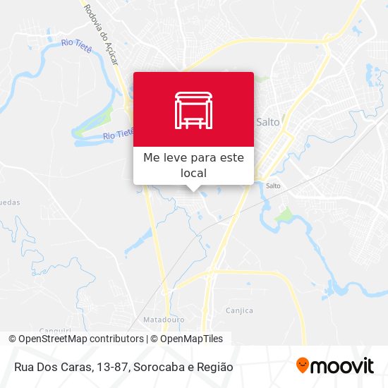 Rua Dos Caras, 13-87 mapa