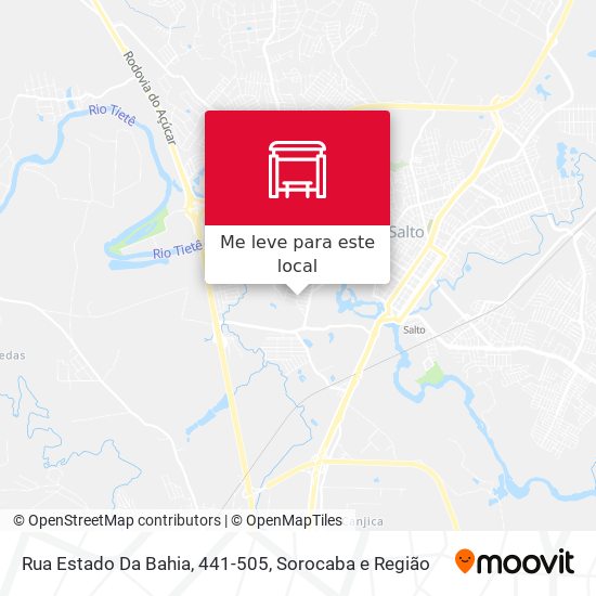 Rua Estado Da Bahia, 441-505 mapa