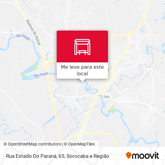 Rua Estado Do Paraná, 65 mapa