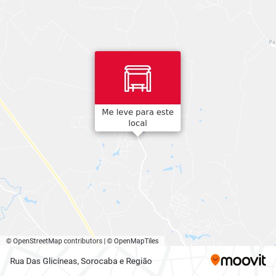 Rua Das Glicíneas mapa
