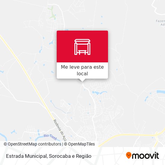 Estrada Municipal mapa