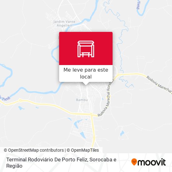 Terminal Rodoviário De Porto Feliz mapa