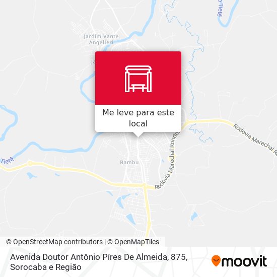 Avenida Doutor Antônio Píres De Almeida, 875 mapa