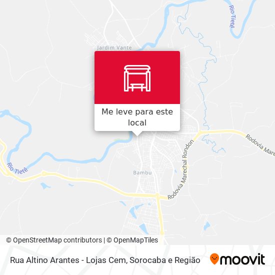 Rua Altino Arantes - Lojas Cem mapa