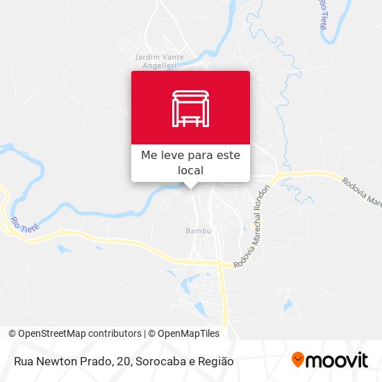 Rua Newton Prado, 20 mapa