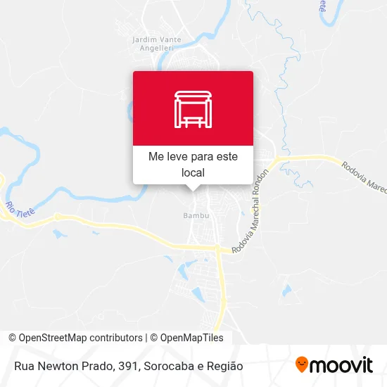 Rua Newton Prado, 391 mapa