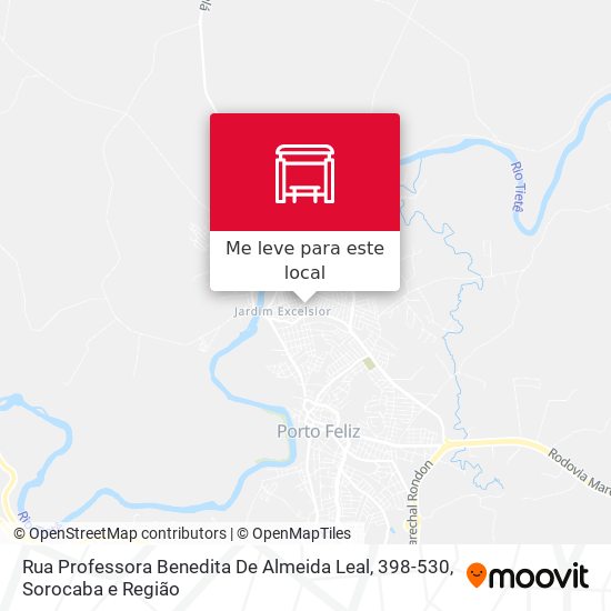 Rua Professora Benedita De Almeida Leal, 398-530 mapa