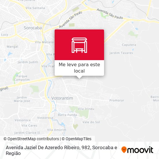 Avenida Jaziel De Azeredo Ribeiro, 982 mapa
