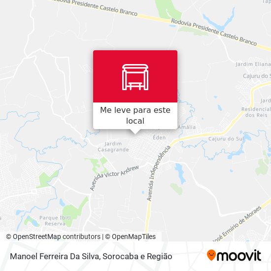 Manoel Ferreira Da Silva mapa