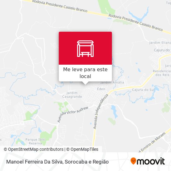 Manoel Ferreira Da Silva mapa